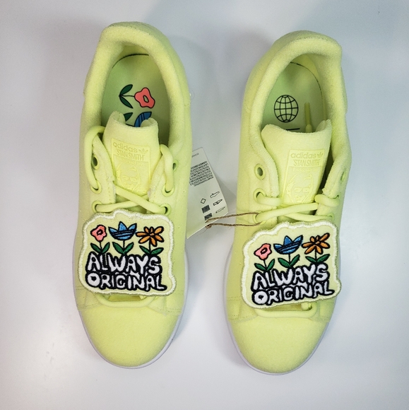 Adidas Stan Smith Always Original Pulse Yellow GX8553 Women's Sneakers s… - Picture 5 of 10
